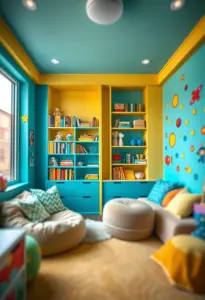 split room bedroom ideas for kids 1