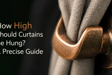 how high should curtains be hung