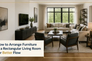 how to arrange furniture in a rectangular living room