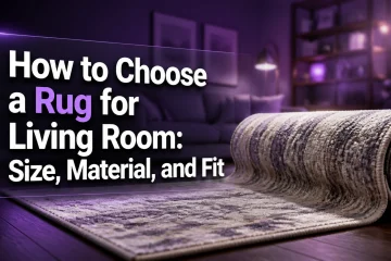 how to choose a rug for living room
