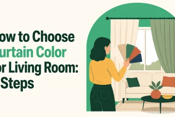 how to choose curtain color for living room