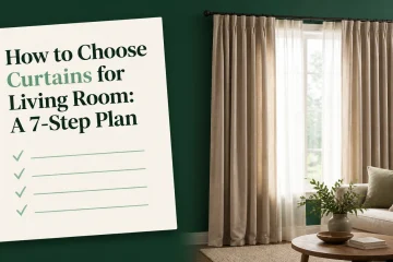 how to choose curtains for living room