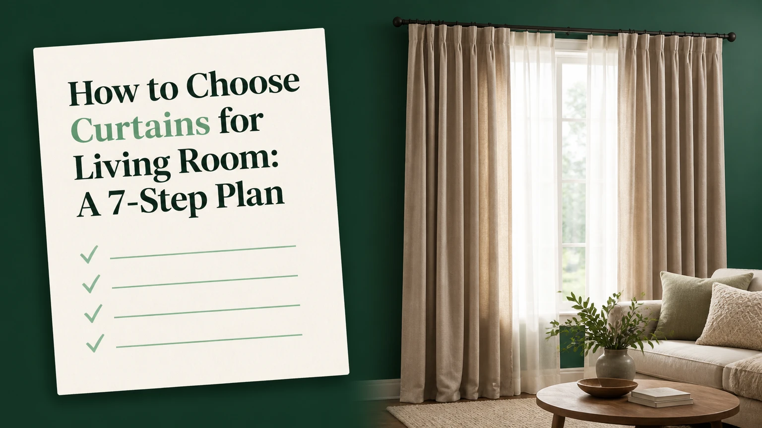 how to choose curtains for living room