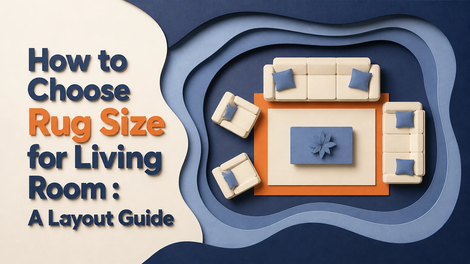 how to choose rug size for living room