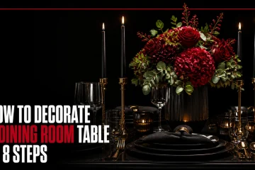 how to decorate a dining room table