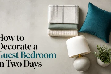 how to decorate a guest bedroom