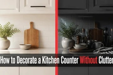 how to decorate a kitchen counter