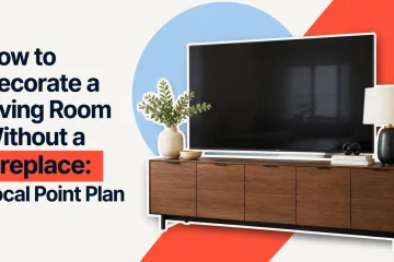 how to decorate a living room without a fireplace