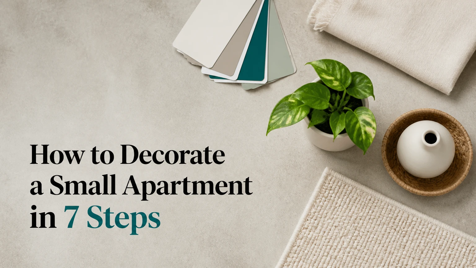 how to decorate a small apartment