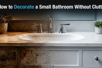 how to decorate a small bathroom