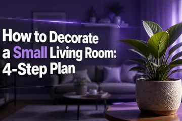 how to decorate a small living room