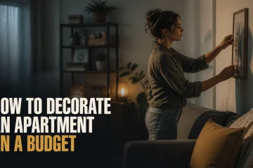 how to decorate an apartment on a budget
