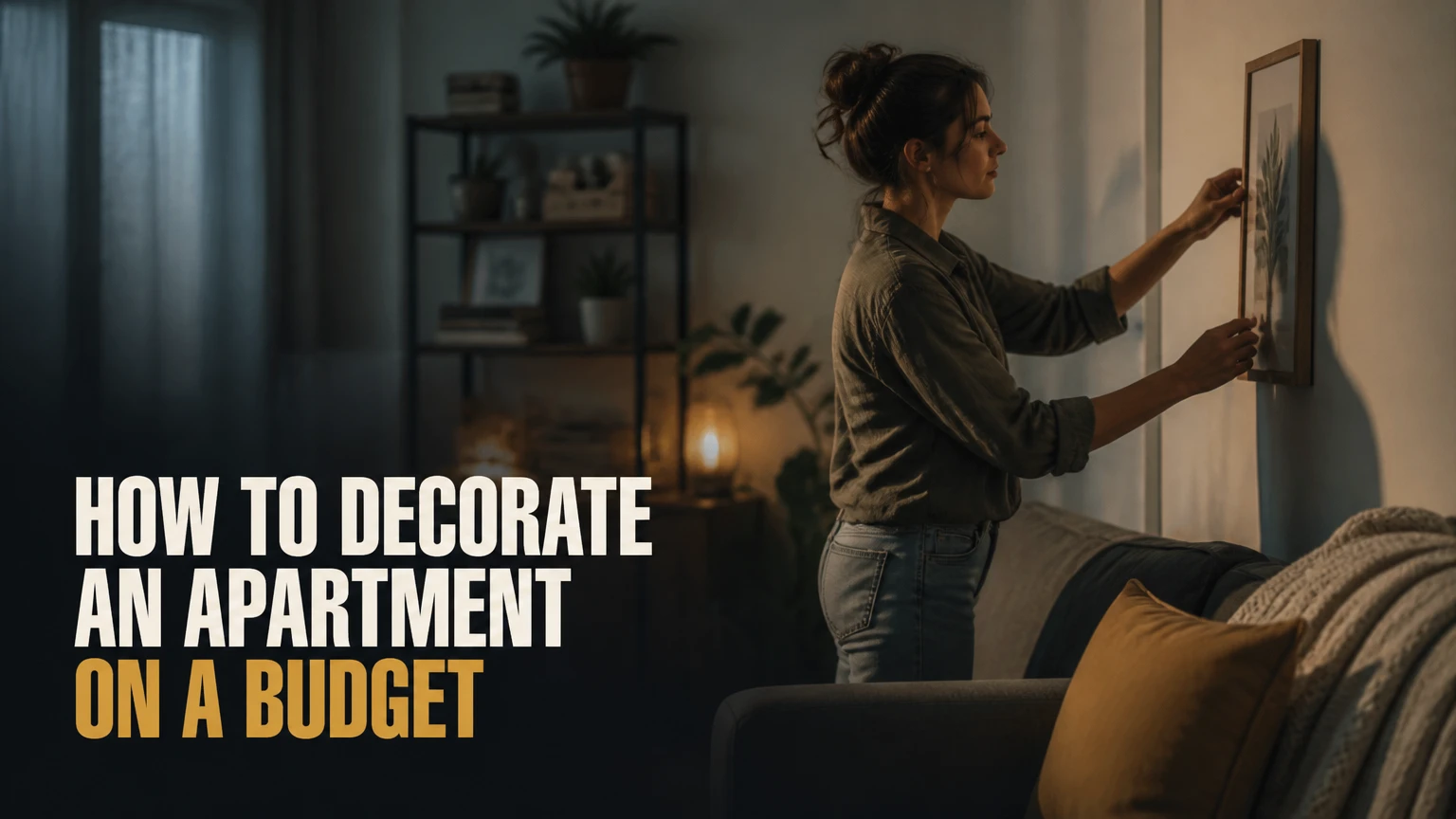 how to decorate an apartment on a budget