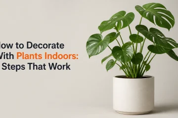 how to decorate with plants indoors