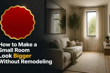 how to make a small room look bigger