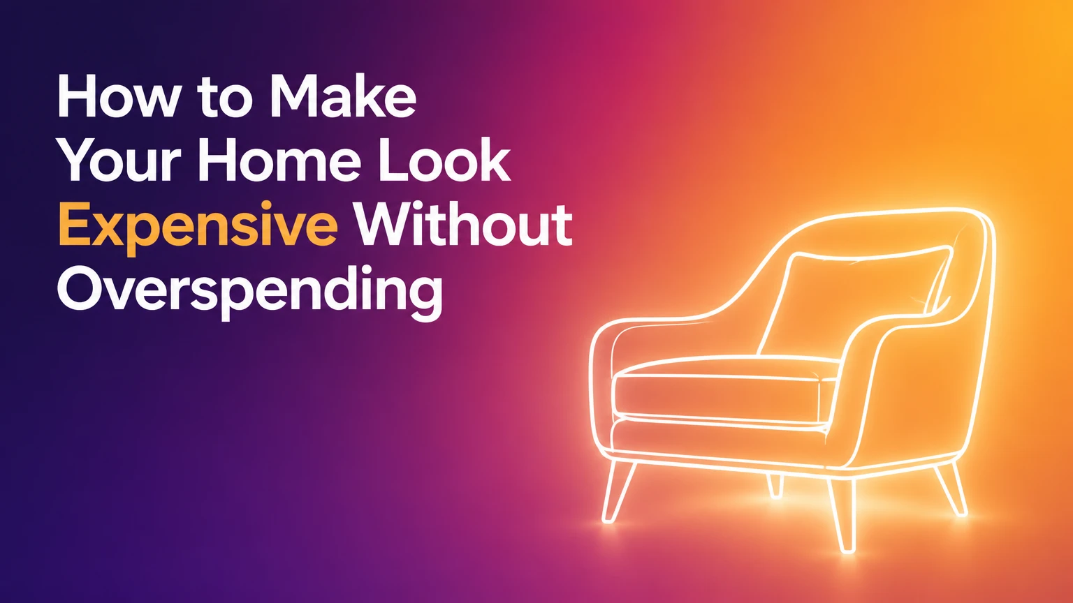 how to make your home look expensive