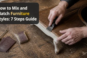 how to mix and match furniture styles