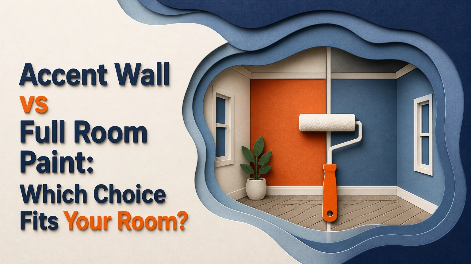 accent wall vs full room paint