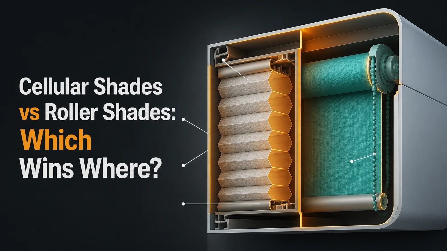 cellular shades vs roller shades