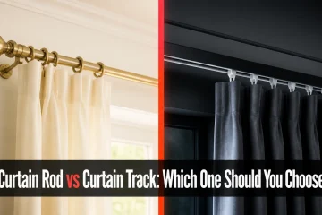 curtain rod vs curtain track
