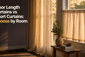 floor length curtains vs short curtains