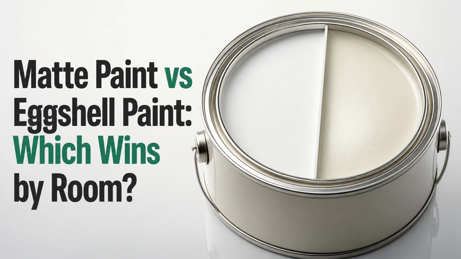 matte paint vs eggshell paint