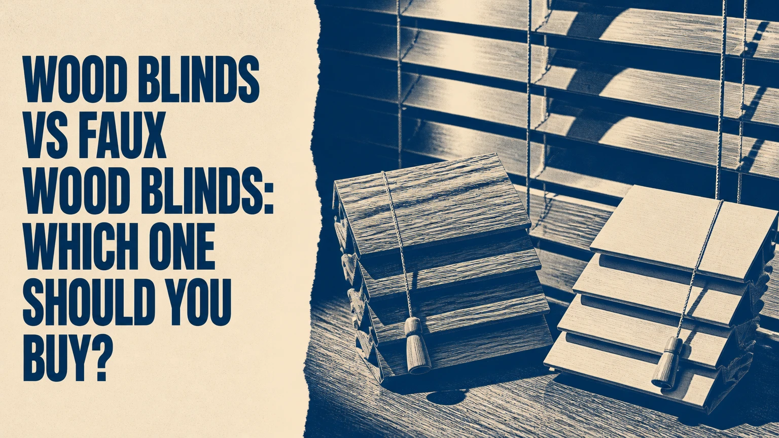 wood blinds vs faux wood blinds
